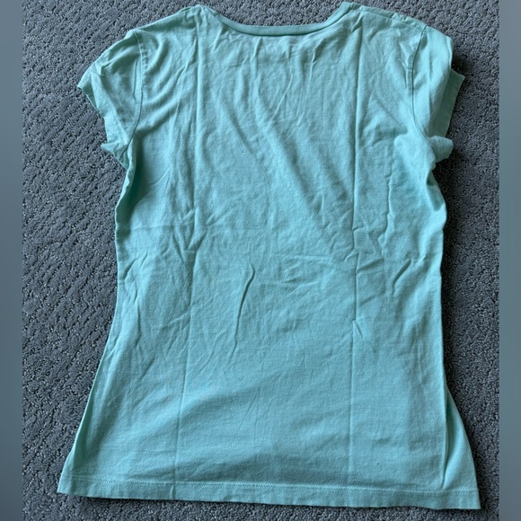 The North Face Light Green and Purple Burnout Faded Tee - Picture 2 of 3